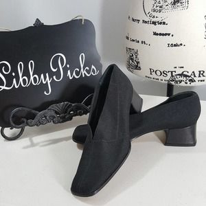 PREVATA made in Italy fabric leather pumps 7AA